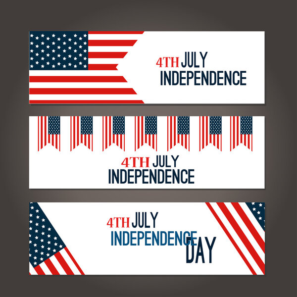 Happy 4th of July - Independence Day Vector Design - July 