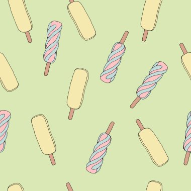 Dondurma pürüzsüz desen