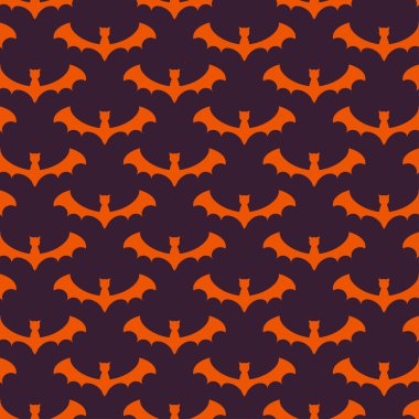 Cadılar Bayramın kutlu olsun arka plan. Seamless modeli. Vektör çizim. Geleneksel tatil renklerde Dikişsiz desen koleksiyonu. 