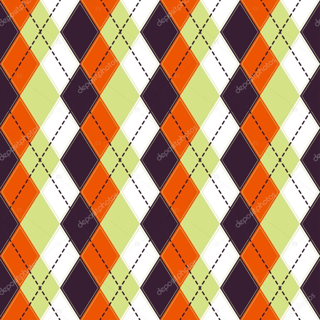 Happy Halloween Background. Seamless pattern. Vector illustration. Collection of seamless patterns in the traditional holiday colors. 