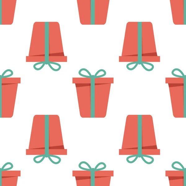 Modelli vettoriali di Natale senza cuciture per cartoline di Natale e carta da regalo. Elementi vintage — Vettoriale Stock