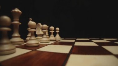 Satranç tahtası ve satranç taşları