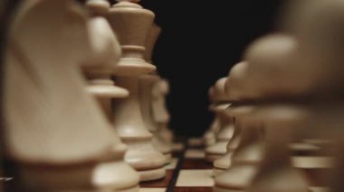 Satranç tahtası ve satranç taşları