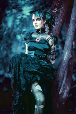 kadın güzel, romantik Gotik tarzı