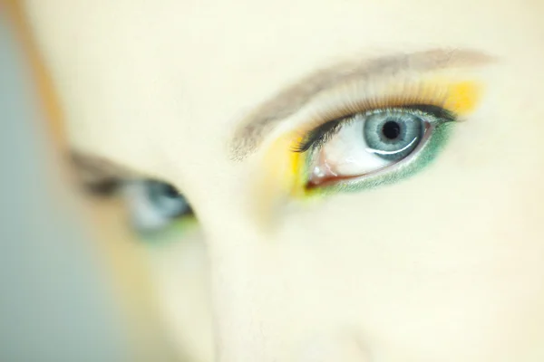 Beautiful woman eye close up — Stock Photo, Image