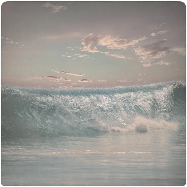 Fondo Vintage de ola de ensueño en la playa —  Fotos de Stock