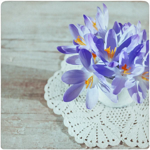 Lente bloemen vintage achtergrond — Stockfoto