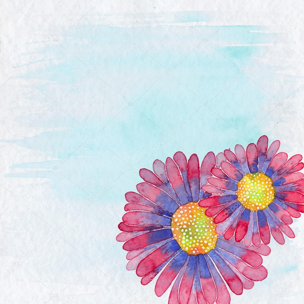 Flower Illustration Background