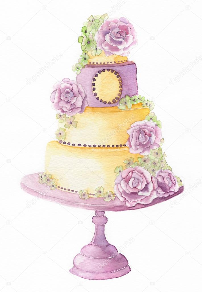 Wedding Cake Illustration, Background