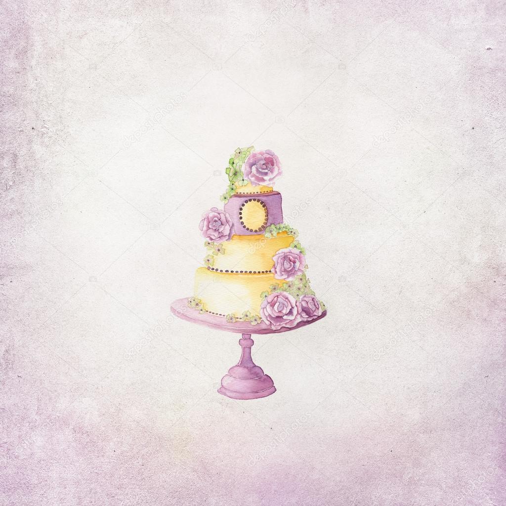 Wedding Cake Illustration, Background