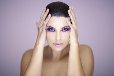 genç güzel kadın güzellik vurdu