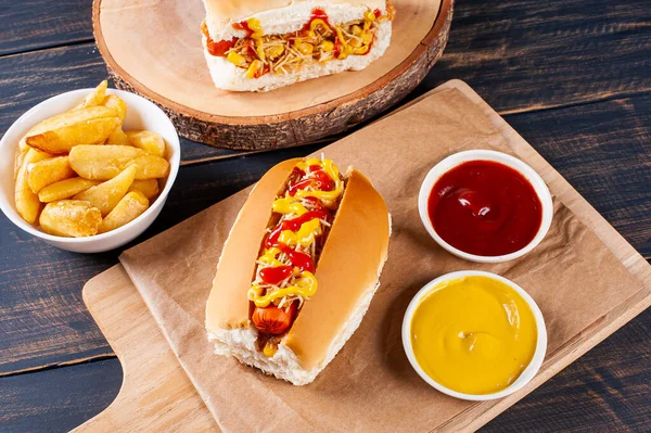 Foto de Brazilian Hot Dog do Stock