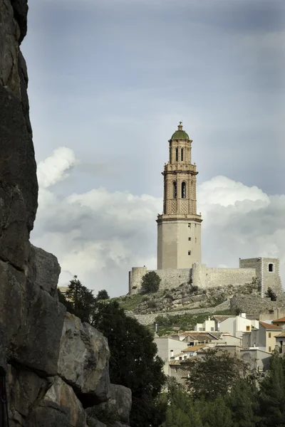 Jerica Castellon skyline aldeia em Alto Palancia de Espanha Valen — Fotografia de Stock