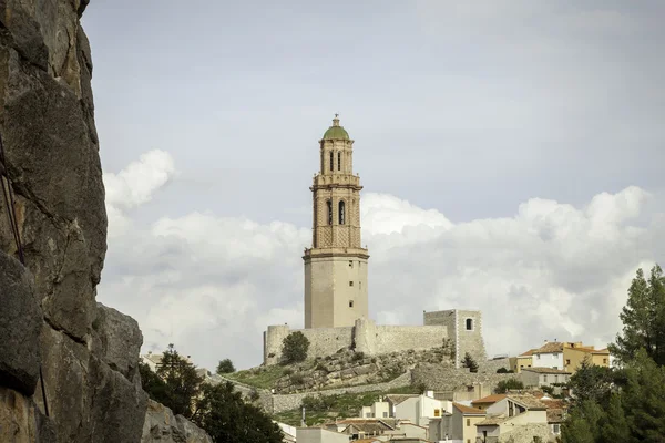 Jerica Castellon skyline aldeia em Alto Palancia de Espanha Valen — Fotografia de Stock