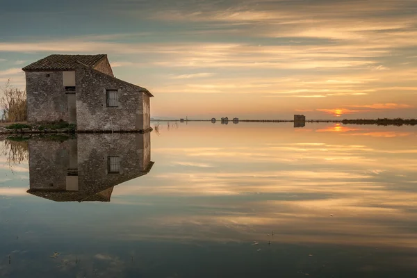 Rezerwat przyrody La Albufera prowincji Valencia Hiszpania Obraz Stockowy