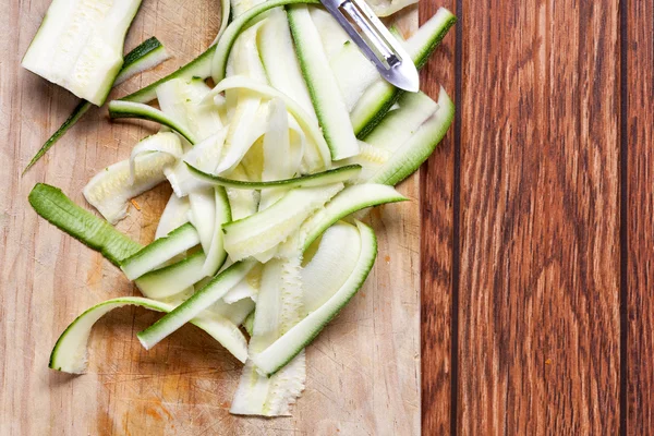 Strisce di zucchine — Foto Stock