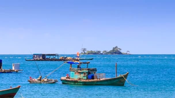 Bateaux de pêche vietnamiens — Video