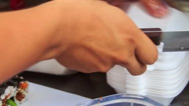 insan eli suşi rulo pişirme