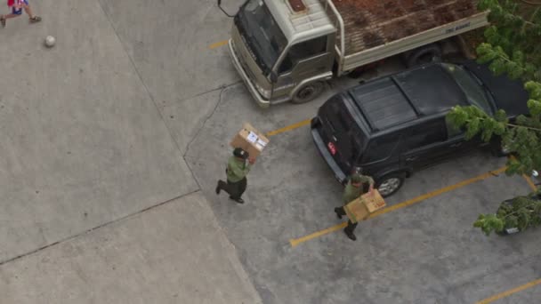 Formação de bombeiros — Vídeo de Stock