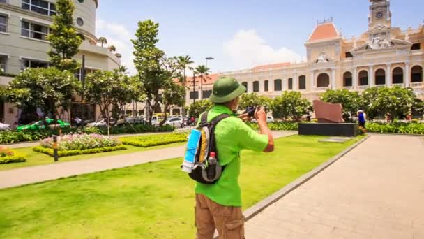 Старший туристичних у В'єтнамі — стокове відео