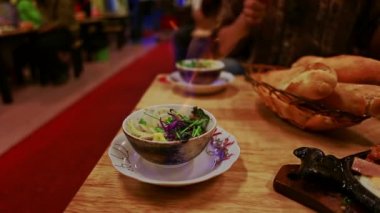 Gıda yanan ile tabaklar