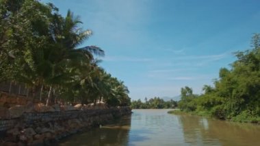 tropik bitkiler ve nehir banka 