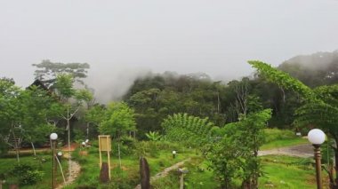 Yersin evin arka sitesinin görünümünü 