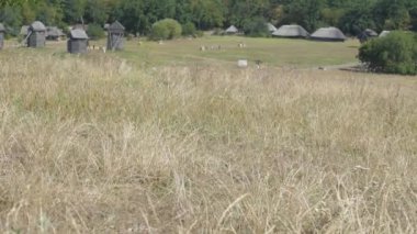 Yeşil Park bölgesindeki modası geçmiş geleneksel binalar