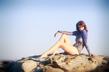 jimnastikçi kız üzerine bir stone