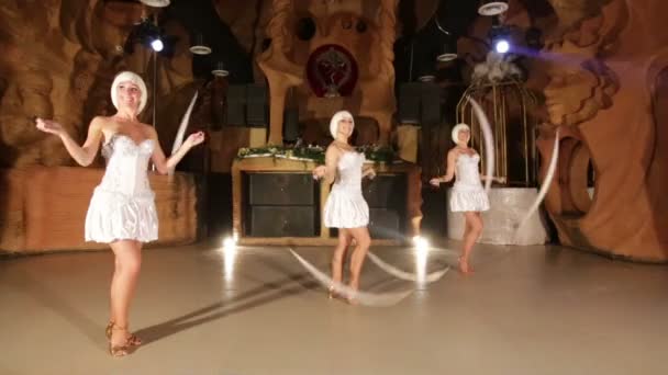 Actrice filles en blanc — Video