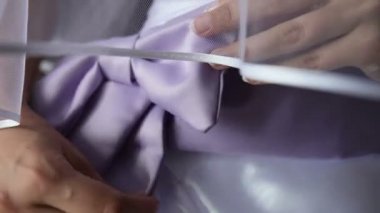 dantel korse üzerine gelin