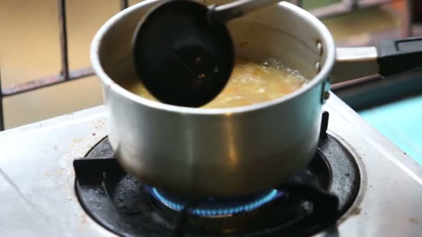 Sopa de cozinha — Vídeo de Stock