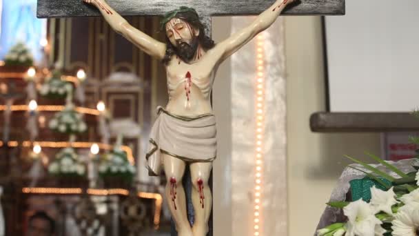 Statuia lui Isus Hristos — Videoclip de stoc