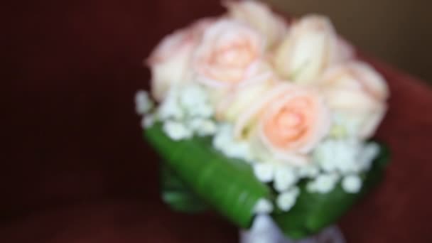 新娘花束 — 图库视频影像