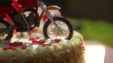 Doğum günü motosiklet pastası