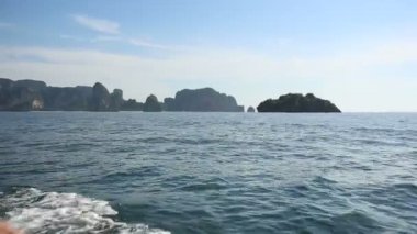 Tayland adasının deniz manzarası