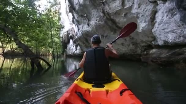 Kayak d'aviron homme — Video