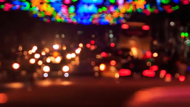 Mouvement de la rue diffuse colorée 