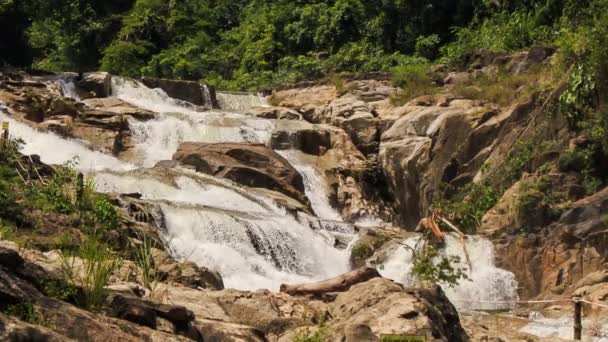 Vista da cascata da cachoeira — Vídeo de Stock