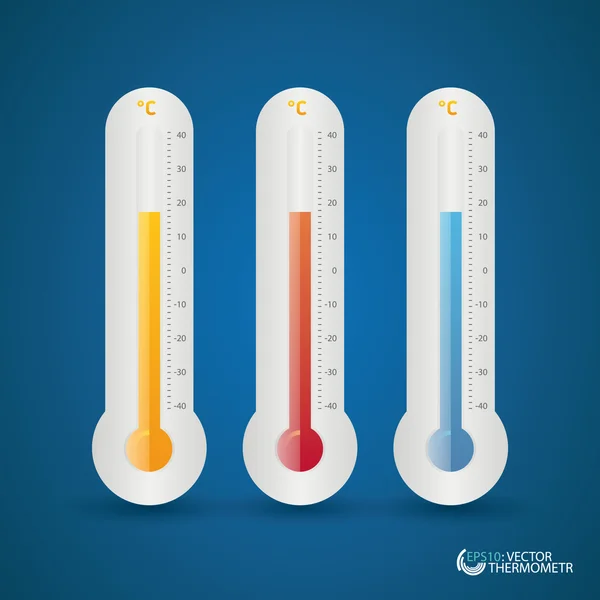 Thermometer icon. Vector. — Stock Vector