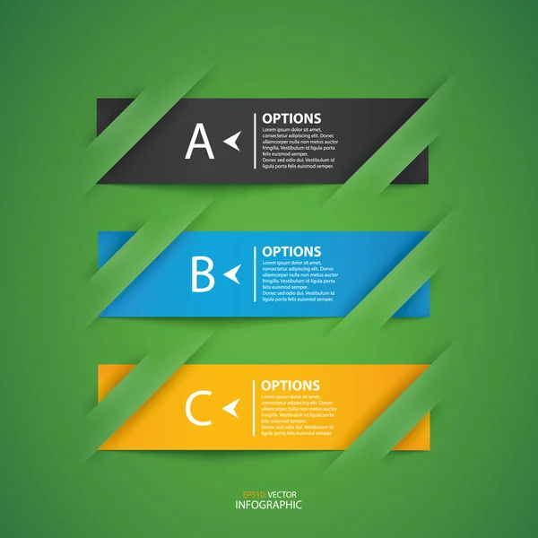 Minimale Infografiken. moderne Infografik-Optionen Banner. Vektorillustration. Stockvektor