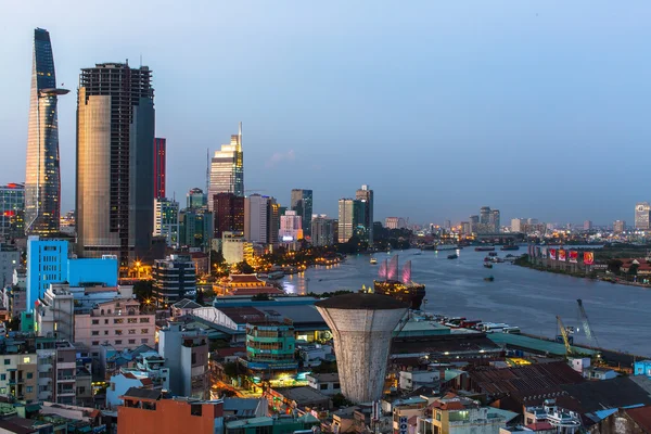 Vista dall'alto di Ho Chi Minh City — Foto Stock