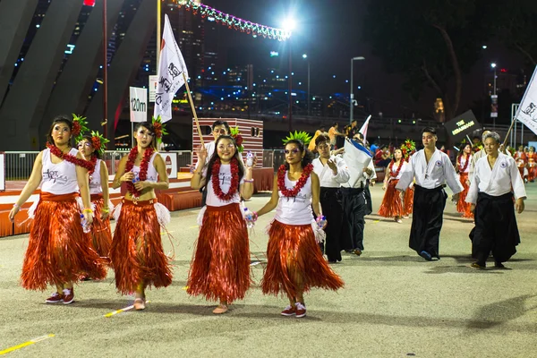 Participantes no identificados Chingay Parade — Foto de Stock