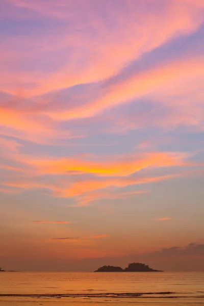 Céu bonito após o pôr do sol — Fotografia de Stock