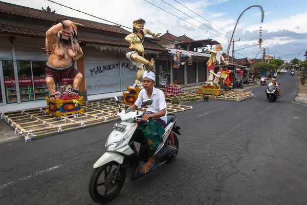 People during the celebration of Nyepi — 스톡 사진