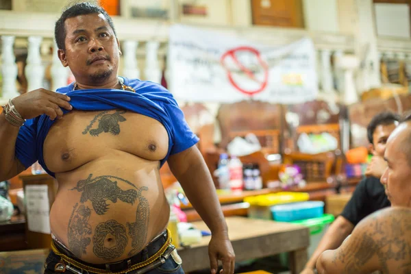 Participantes Cerimônia do Dia Mestre de Wai Kroo — Fotografia de Stock