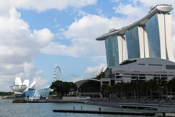 Marina Bay Sand hotel, Singapur — Stok fotoğraf