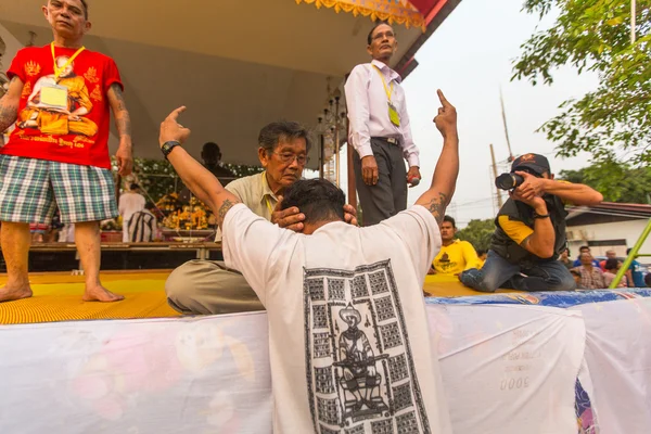 Participantes da Cerimônia do Dia Mestre — Fotografia de Stock