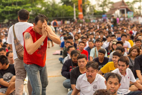 Master Day Ceremony at able Khong Khuen — Stock Photo, Image