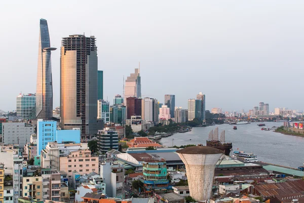 Vista da cidade de Ho Chi Minh — Fotografia de Stock